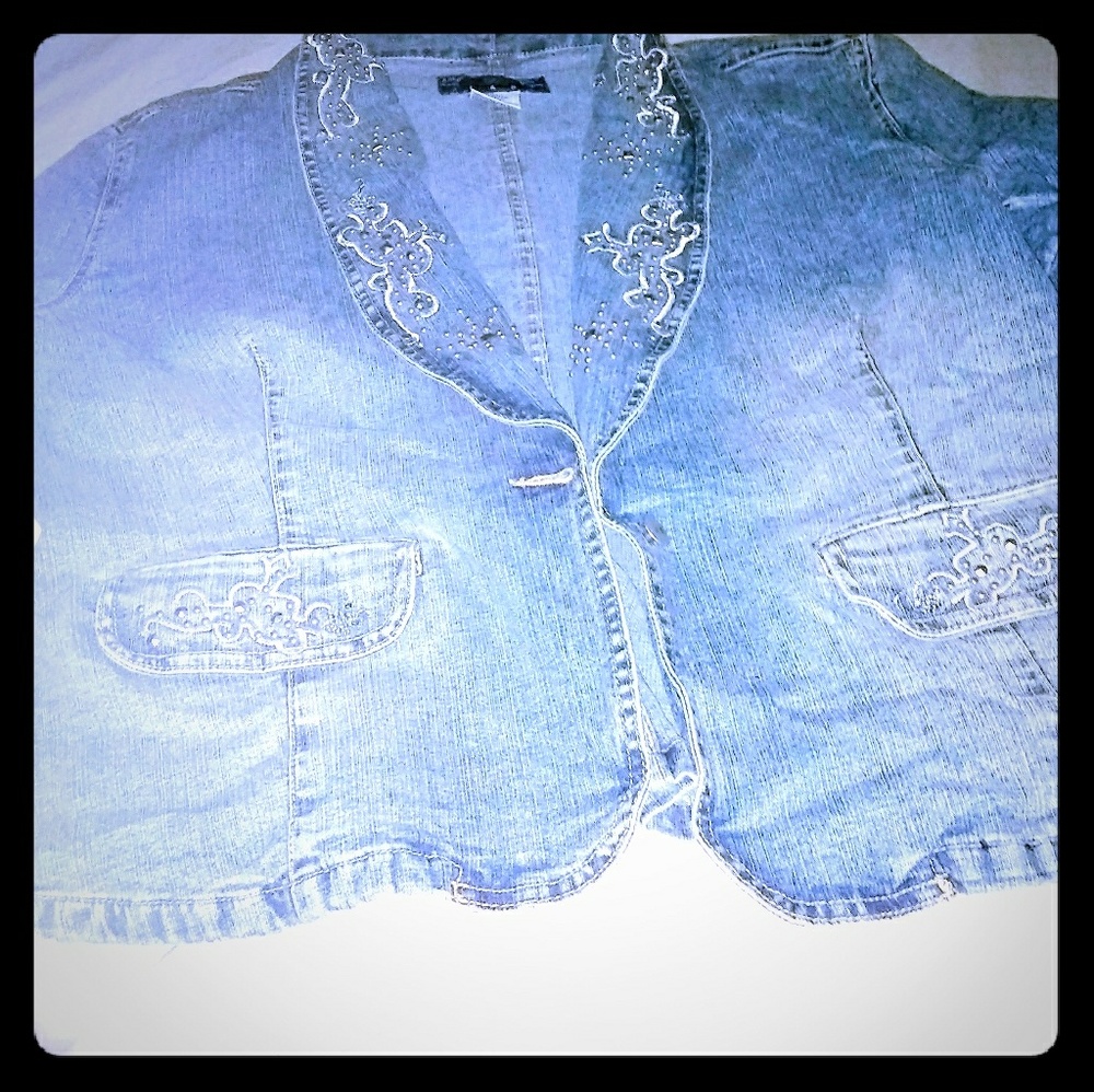 Anchor blue Woman jeans jacket